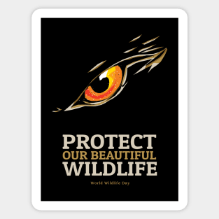 Protect Our Beautiful Wildlife Sticker